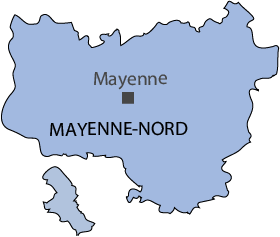 Carte Clee Mayenne-Nord