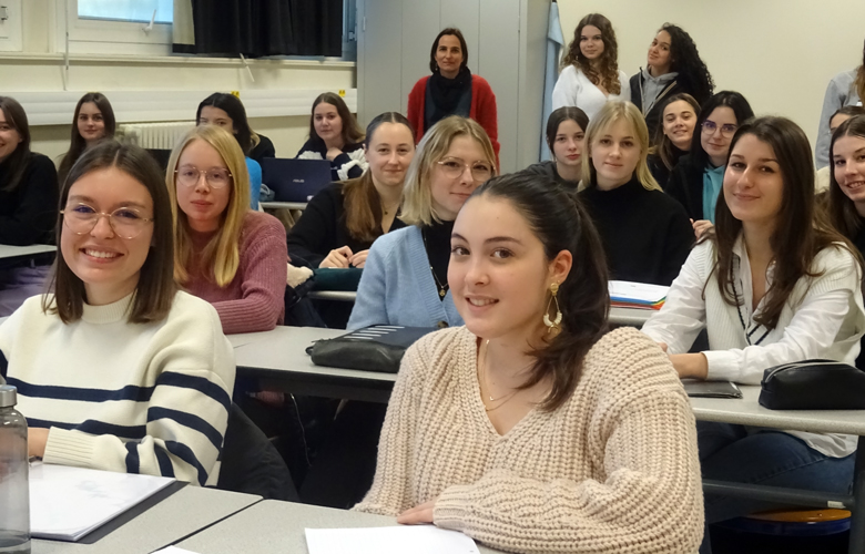 Les étudiants au lycée Carcouët à Nantes