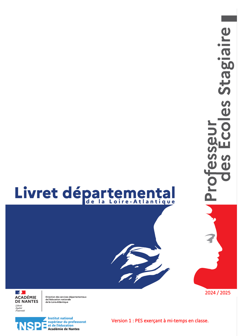 Livret d’accueil à destination des PES exerçant à mi-temps en classe