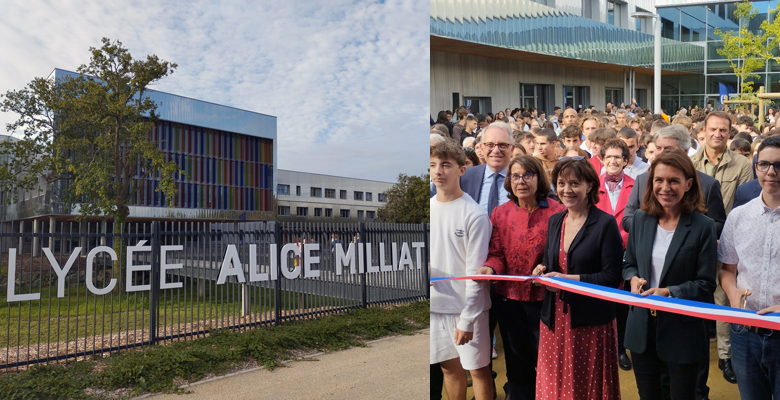 Inauguration du Lycée Alice Milliat à Pontchâteau