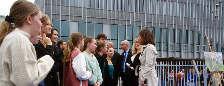 Hommage à Caroline Aigle au lycée de Nort-sur-Erdre 