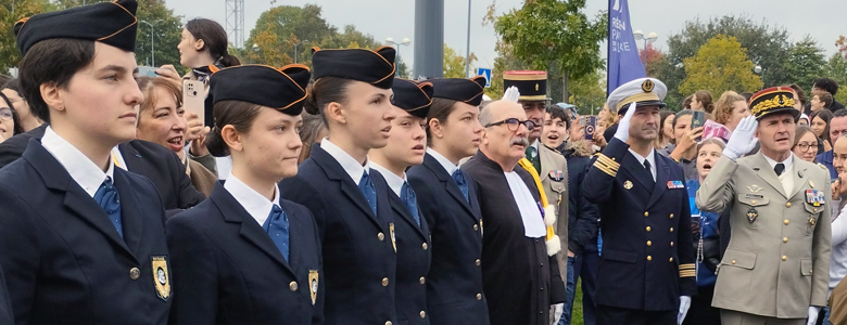 Hommage à Caroline Aigle au lycée de Nort-sur-Erdre 