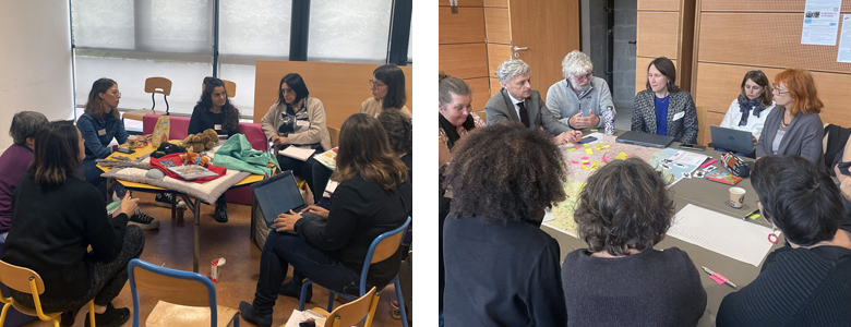 En petits groupes thématiques, les porteurs de projets ont pu échanger et croiser les regards.