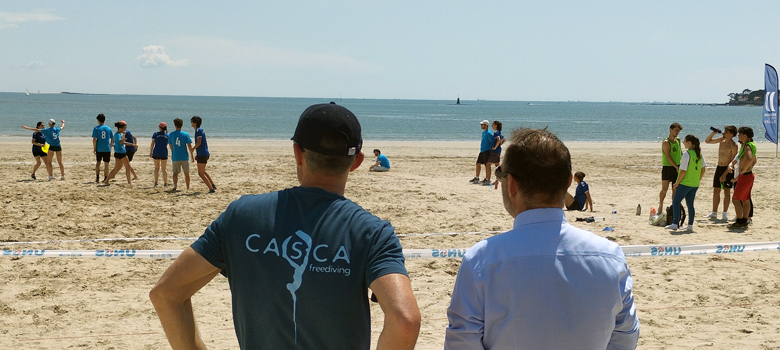 Le directeur académique a pu constater l’esprit sportif des équipes représentées.