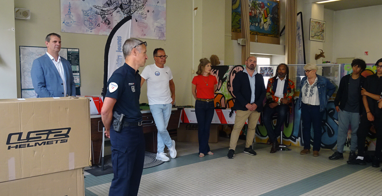 L’adjoint au DIPN et les principaux des collèges ont félicité les jeunes lauréats pour leur engagement.