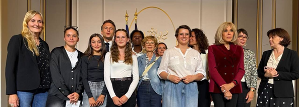 Remise des prix à l'Elysée
