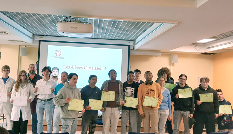 Vincent Baey, directeur régional académique de la formation professionnelle initiale et continue, a rappelé que la formation professionnelle est une voie de réussite et d’excellence.