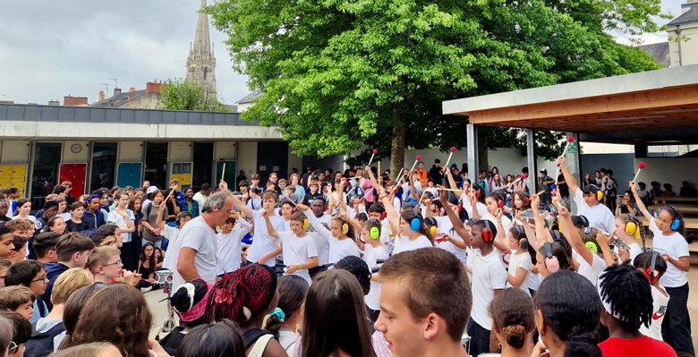 Rezé : liaison école - collège en musique