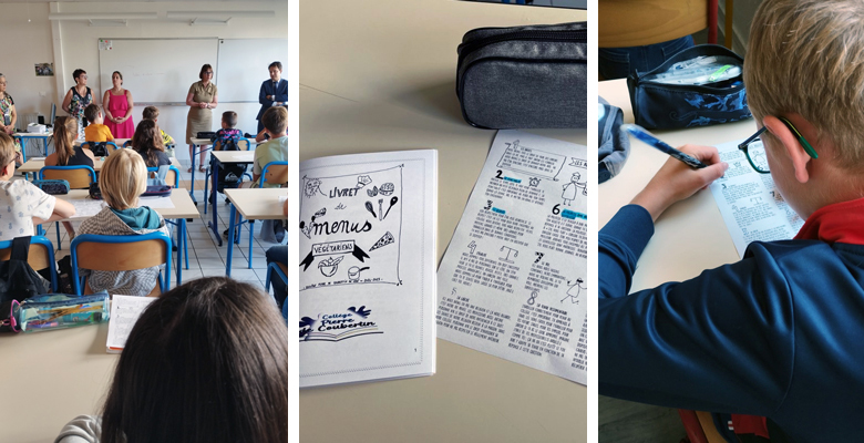 Avant de partir en vacances, les futurs sixièmes connaissent leur classe et les adultes qui les encadreront à la rentrée, ils pourront ainsi se préparer sans stress.