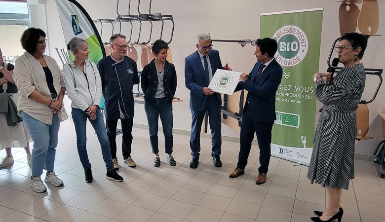 Cinq collèges du département labellisés « Établissements Bio Engagés »