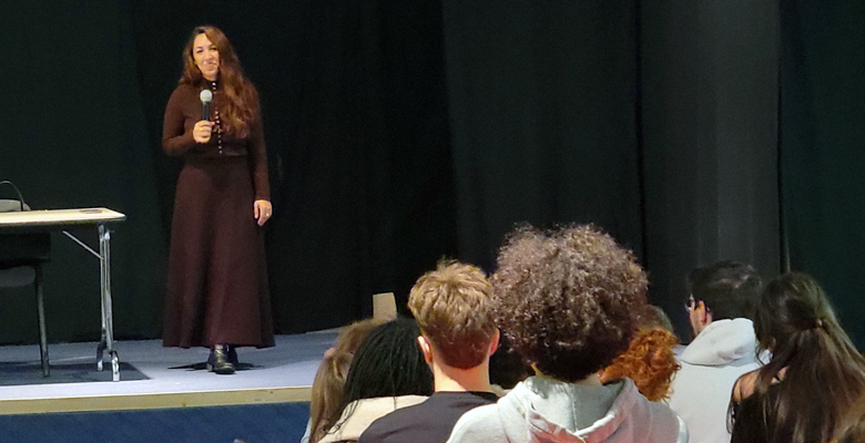 120 ans de la loi de 1905 : Mahtab Ghorbani participe à la Journée de la Laïcité au lycée Joubert-Emilien Maillard