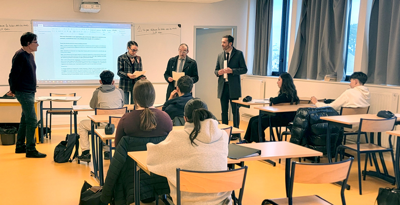 120 ans de la loi de 1905 : Mahtab Ghorbani participe à la Journée de la Laïcité au lycée Joubert-Emilien Maillard