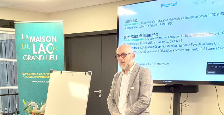 Olivier Turban, inspecteur de l’Éducation nationale, co-pilote de la commission départementale Sciences, Technologie et EDD.