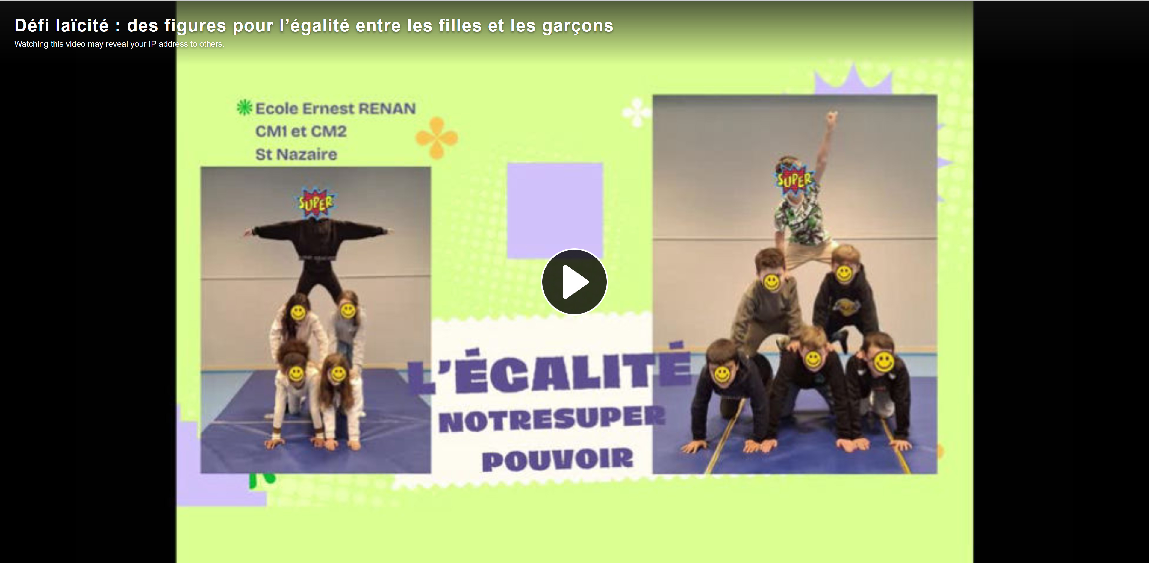 Défi laïcité : des figures pour l’égalité entre les filles et les garçons
