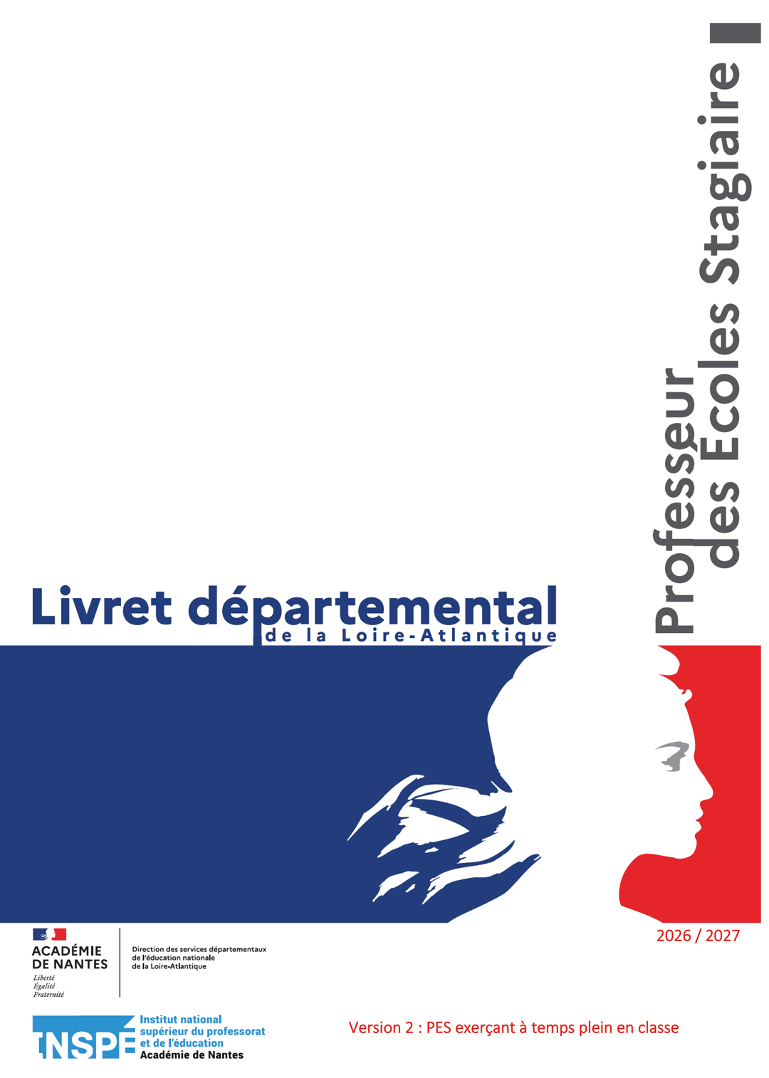 Livret d’accueil à destination des PES exerçant à 100% en classe