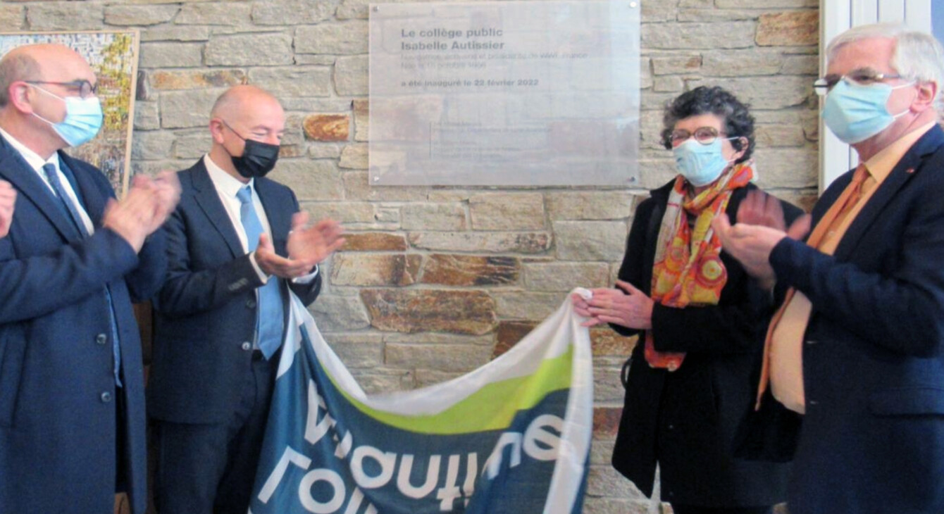 Inauguration du collège Isabelle Autissier