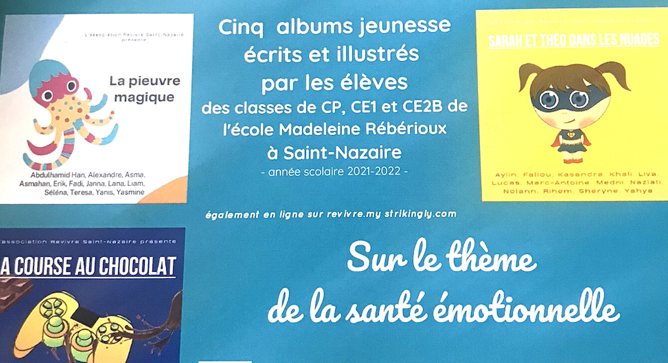 Cité éducative de Saint Nazaire : des livres et des albums écrits par les élèves