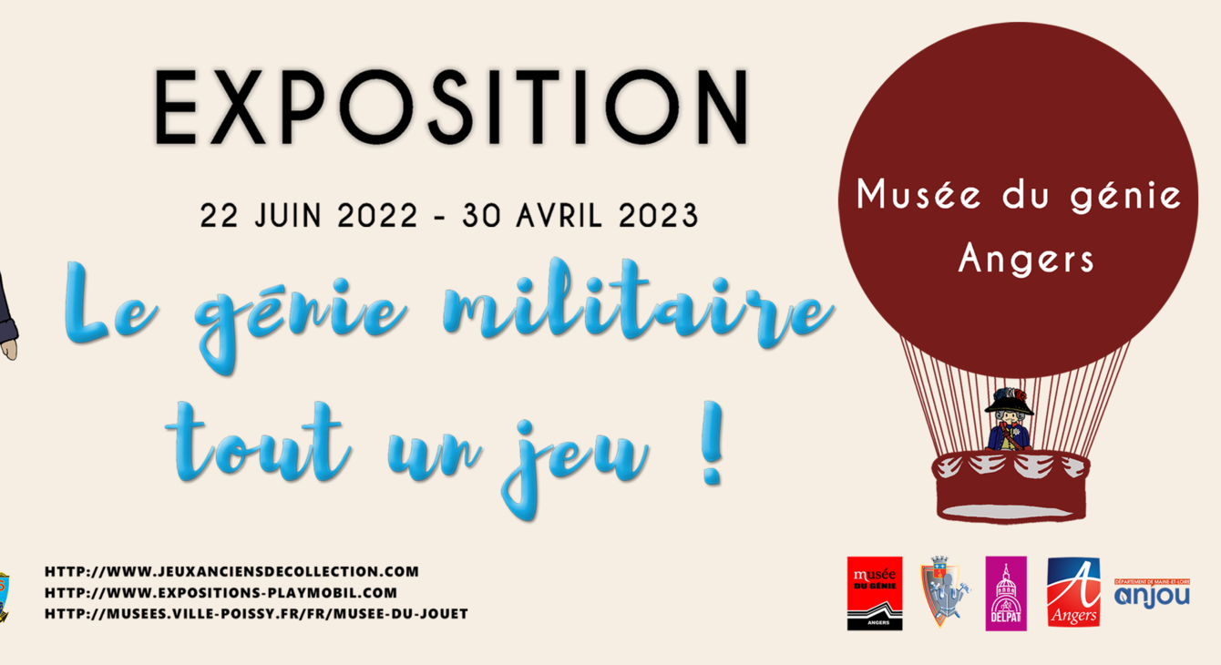Affiche Exposition temporaire  Le génie militaire, tout un jeu !