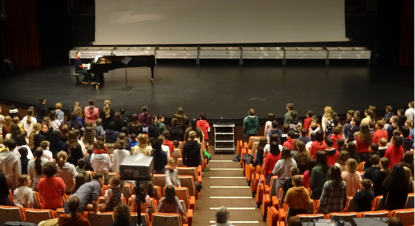 Mêlée des Choeurs : première répétition commune au Conservatoire