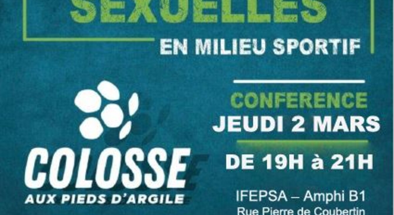 Conférence violences sexuelles en milieu sportif - jeudi 2 mars 2023 - ouverte à tous