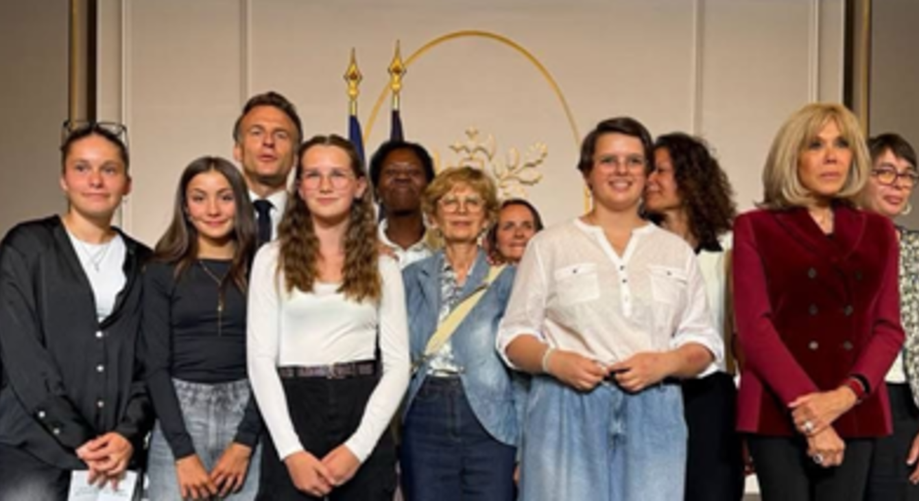 Remise des prix à l'Elysée