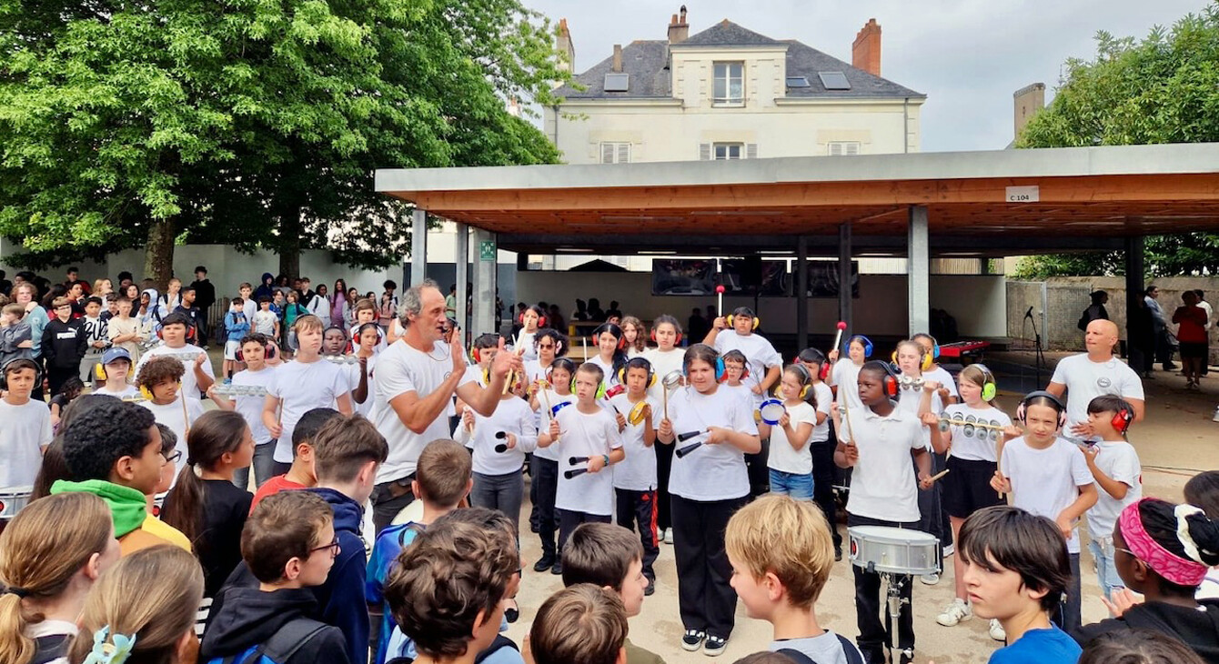 Rezé : liaison école - collège en musique