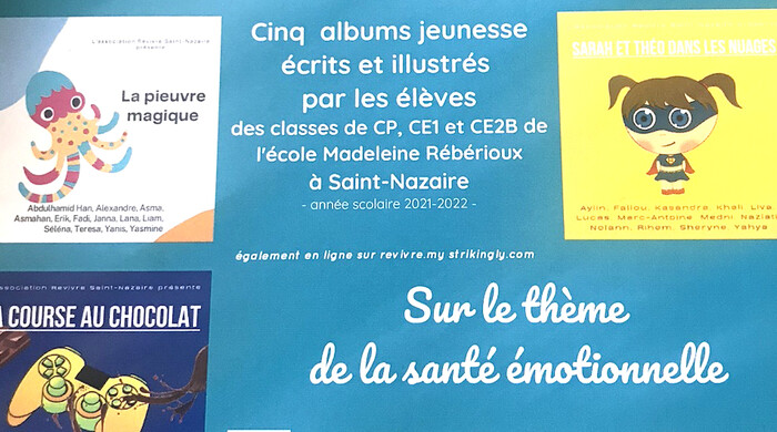 Cité éducative de Saint Nazaire : des livres et des albums écrits par les élèves