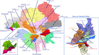 Carte circonscriptions en Loire-Atlantique
