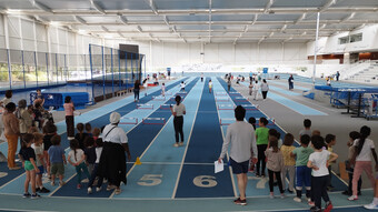 Rencontre athlétisme au stadium Pierre Quinon