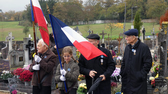 Les élèves de l’école Anne Sylvestre ont mené la cérémonie de commémoration du 11 Novembre