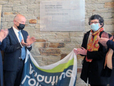 Inauguration du collège Isabelle Autissier