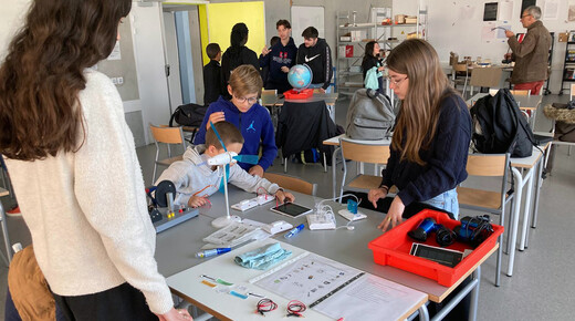 Sciences partagées : les lycéens répondent aux écoliers